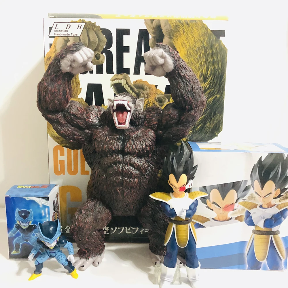 

Экшн-фигурка Bandai Dragon Ball EX Vegeta Saiyan из ПВХ, Игрушечная модель, украшение для автомобиля, подарок