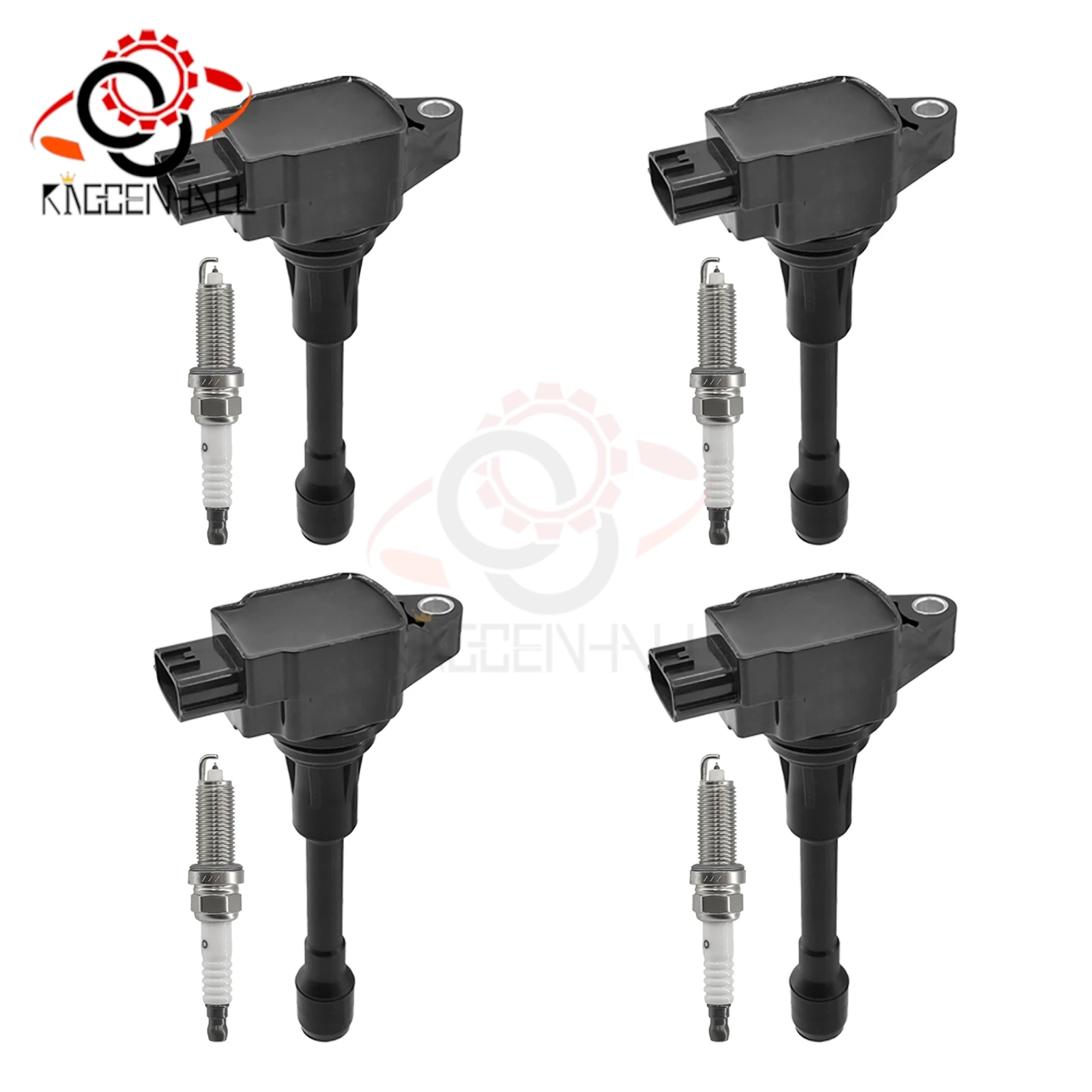 4 шт. катушка зажигания + иридиевая свеча зажигания для Nissan Altima Cube Rogue Infiniti FX50 uf549 22448ED000 22448JA00A 22448JA00C (art.: 3920dbdda8e46) - 3920dbdda8e46