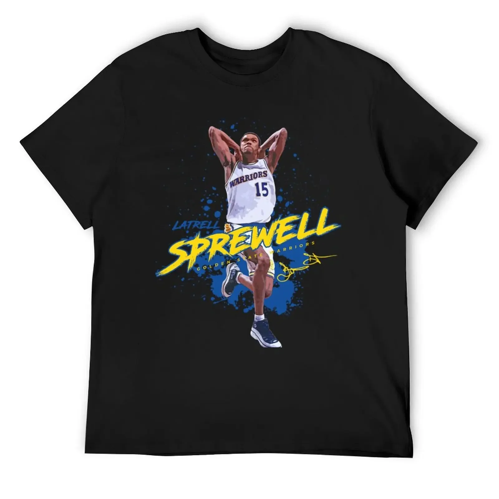 Футболка Latrell Sprewell большие размеры новое издание мужских футболок Fruit of the Loom