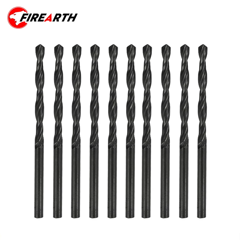 

10pcs Set HSS Twist Drill Bit 2.0-4.0mm Nitriding Coated Gun Drill Bit Wood Metal Hole Cutter Set