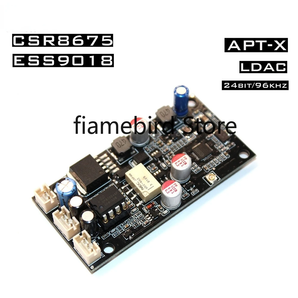 Новый беспроводной адаптер CSR8675 плата приемника Bluetooth 5 0/5 1 ES9018 I2S DAC аудио декодер