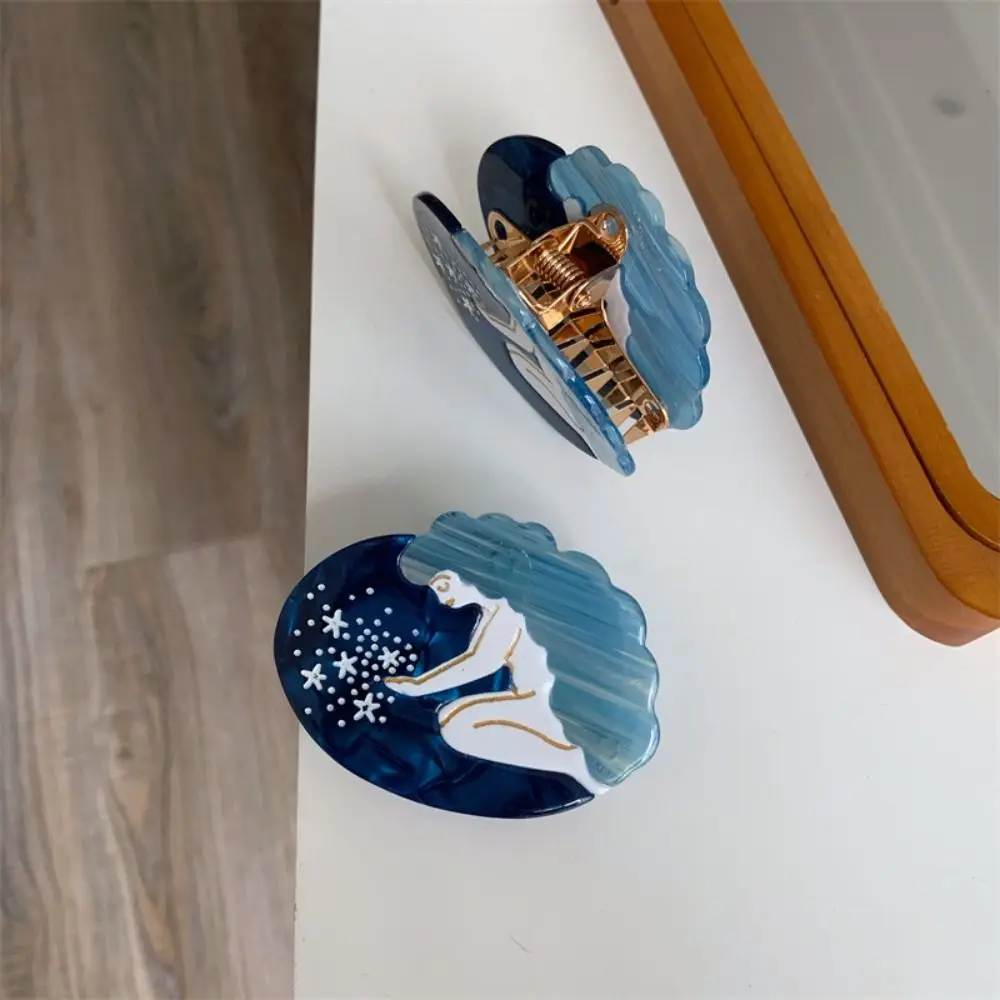 Индивидуальная звезда русалка цветок облако боковой зажим змея ацетат коготь