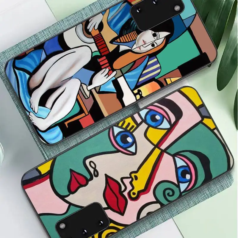 

Picasso Abstract Art Painting Phone Case for Samsung S10 21 20 9 8 plus lite S20 UlTRA 7edge