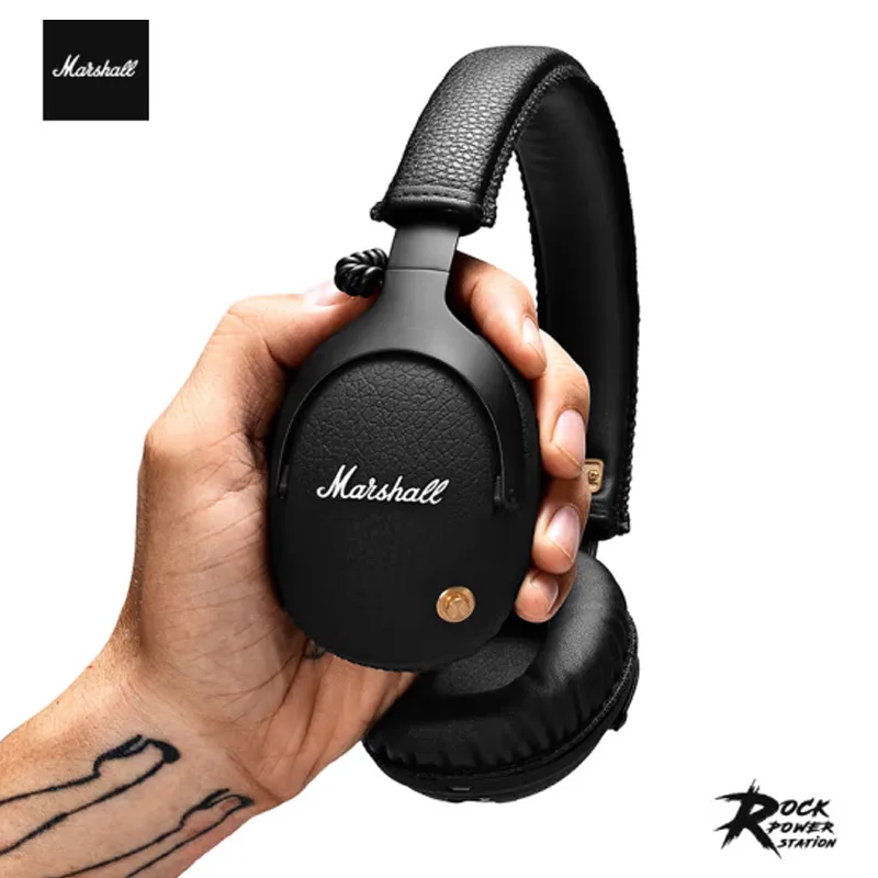 

Original Marshall Monitor Bluetooth Wireless Headset Game Sound Isolating Treble 3D Music Stereo Bass Folding Sports Headphones