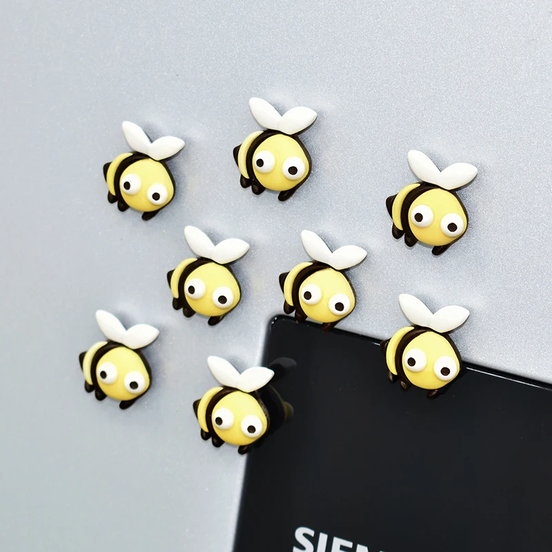 

Creative cartoon little bee refrigerator stickers children's early education creative magnetic stickers refrigerator decoration