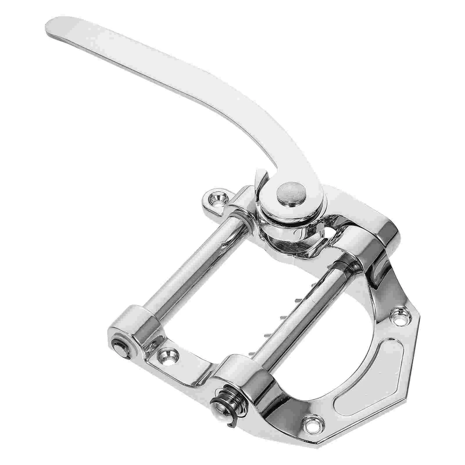 

1Set Metal Guitar Fixed Saddle Bridge for Electric Guitar Guitar Accessory Silver