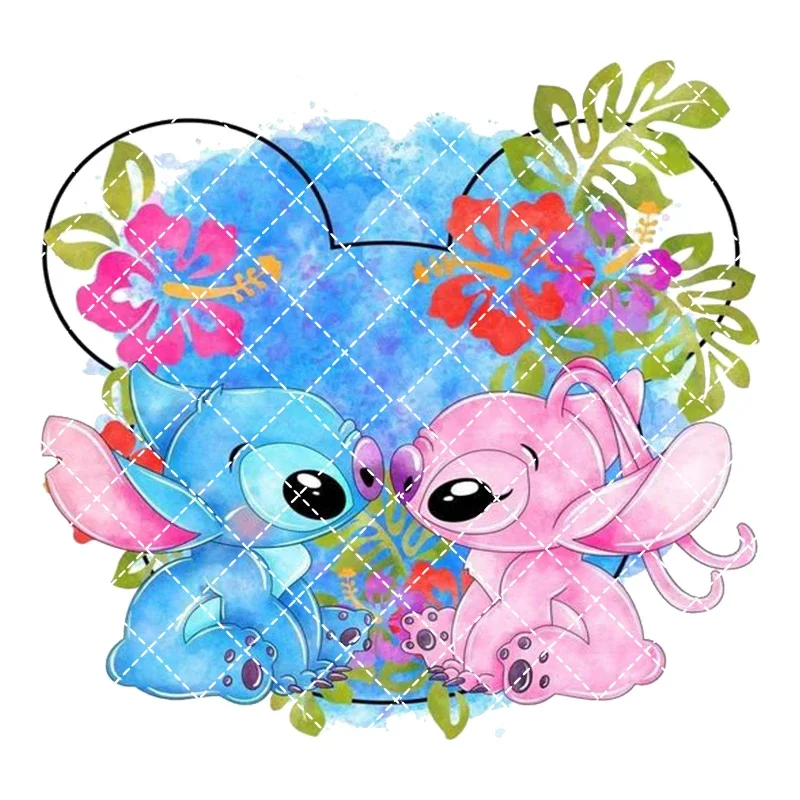 Новый термоклейкий утюг Disney Stitch термоклеевые патчи термопереносная плавкая