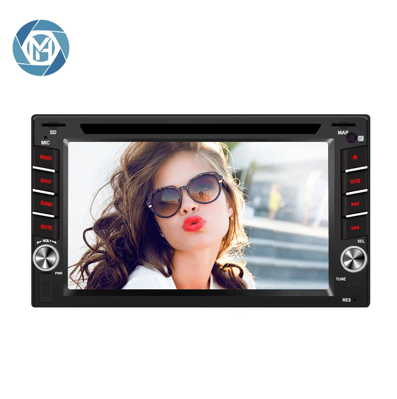 

2 DIN 6,2 дюймов HD сенсорная планшетофон с поддержкой Mirrorlink/беспроводной пульт дистанционного управления FM-радио автомобильный DVD