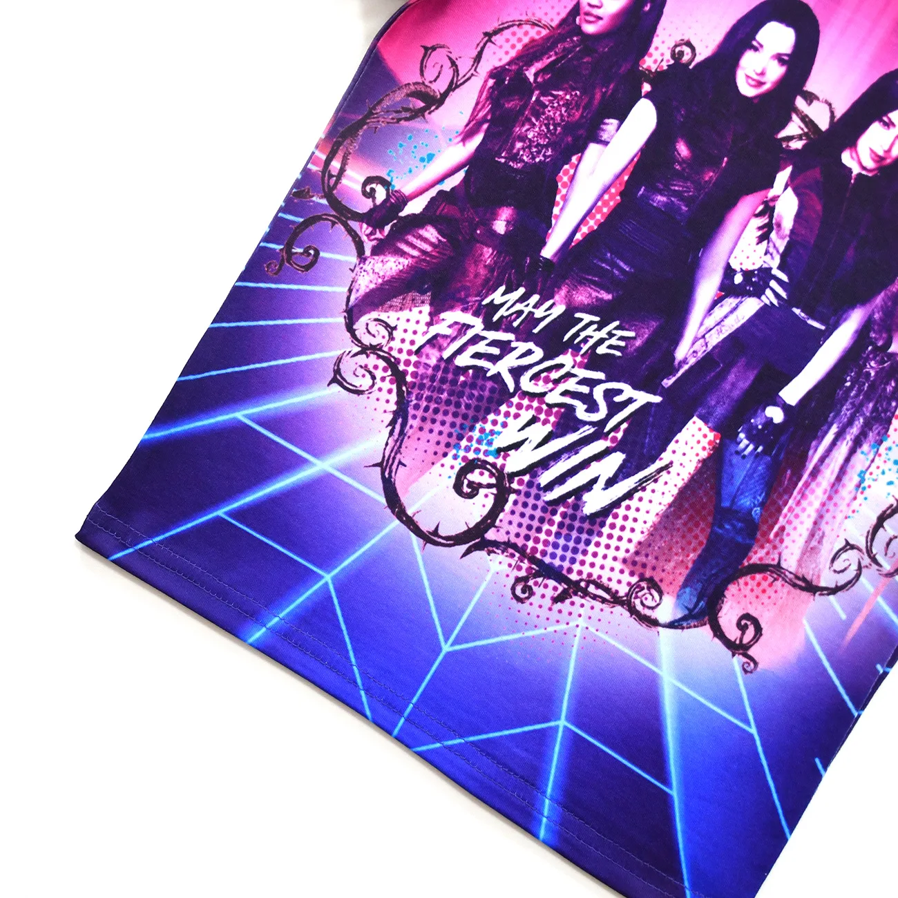 Футболка детская с коротким рукавом и круглым вырезом принтом