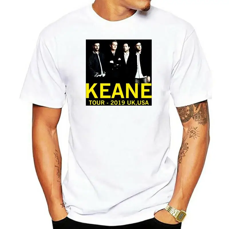 

Футболка Keane Uk Tour, развлекательная футболка для взрослых и детей 2022, футболка для молодых людей среднего возраста