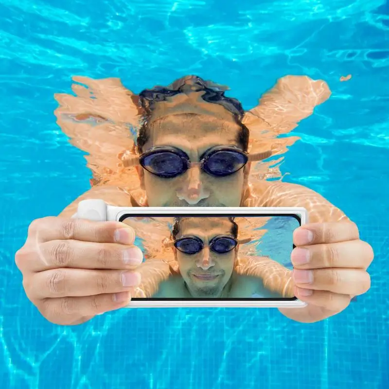 Phone Dry Bag Underwater Waterproof Phone Pouch Adjustable Waterproof Phone Case For Snorkeling Kayaking & Phone Protection