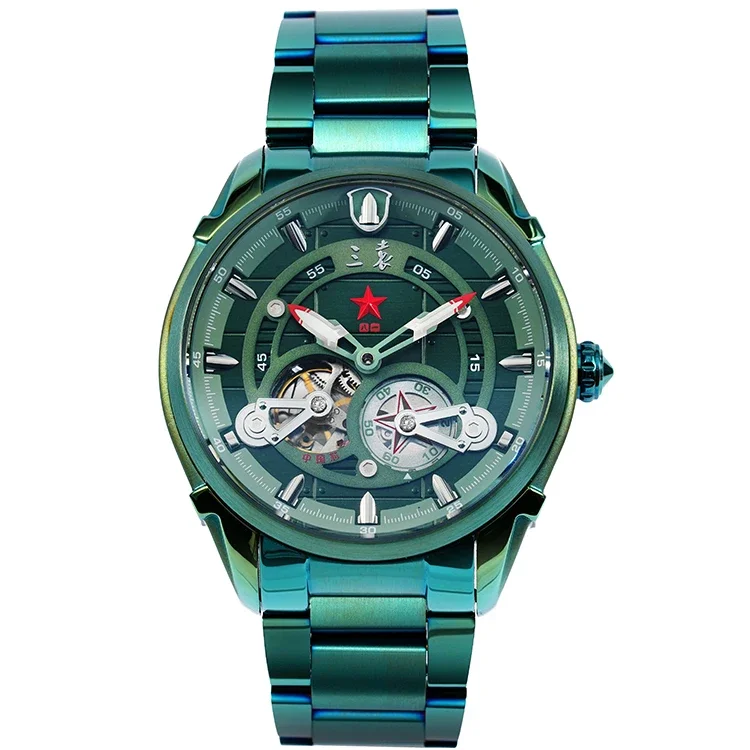 Персонализированные часы SanYuan с автоматическим механизмом светящиеся