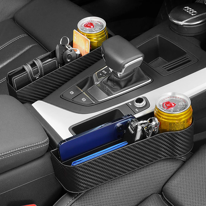 

Universal Card Phone Cup Holder Seat Gap Slit Pocket Catcher Innovative And Practical Car Interior Supplies Storage Box