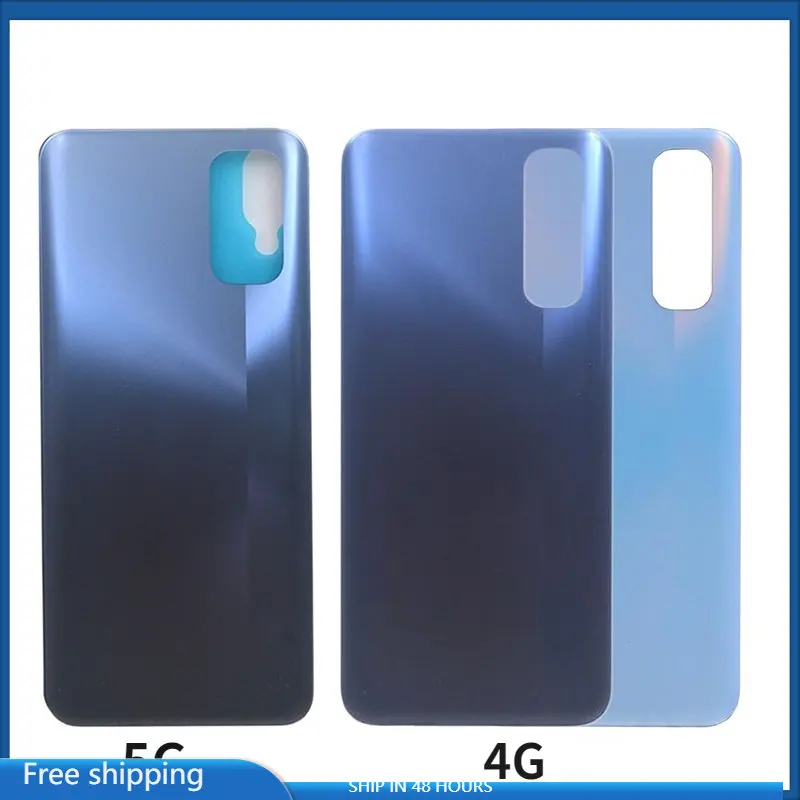 

Задняя крышка для OPPO Realme 7 4G RMX2155, задняя крышка, аккумулятор для Realme 7, задняя крышка для батареи mx2111, замена крышки аккумулятора