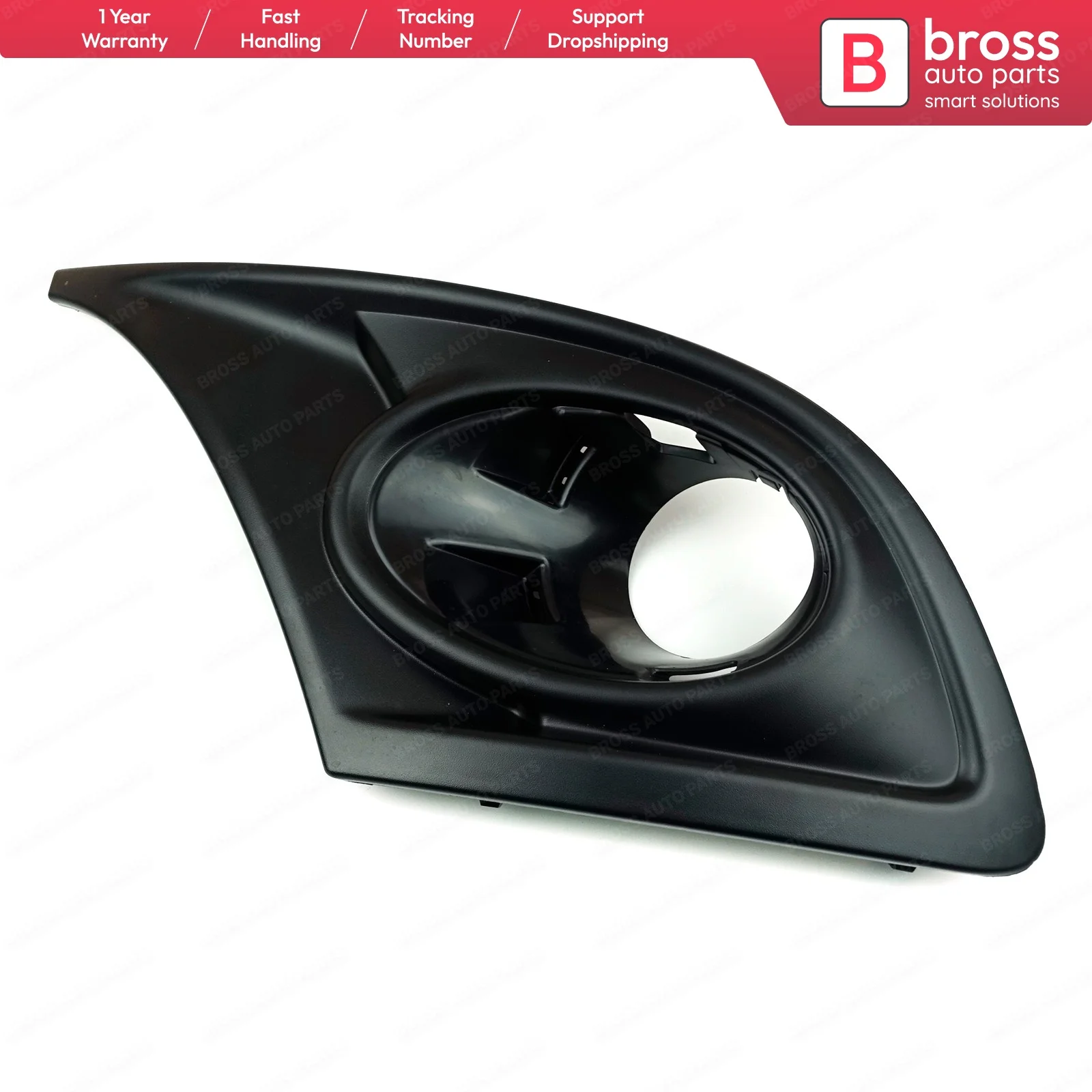 

BSP996-2 Front Bumper Moulding Fog Light Lamp Grill Surround Frame Housing 620726996R Right for Renault Megane Made in Turkey