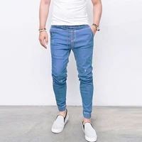 mens ripped distressed skinny jeans denim pants casual stretch slim fit trousers