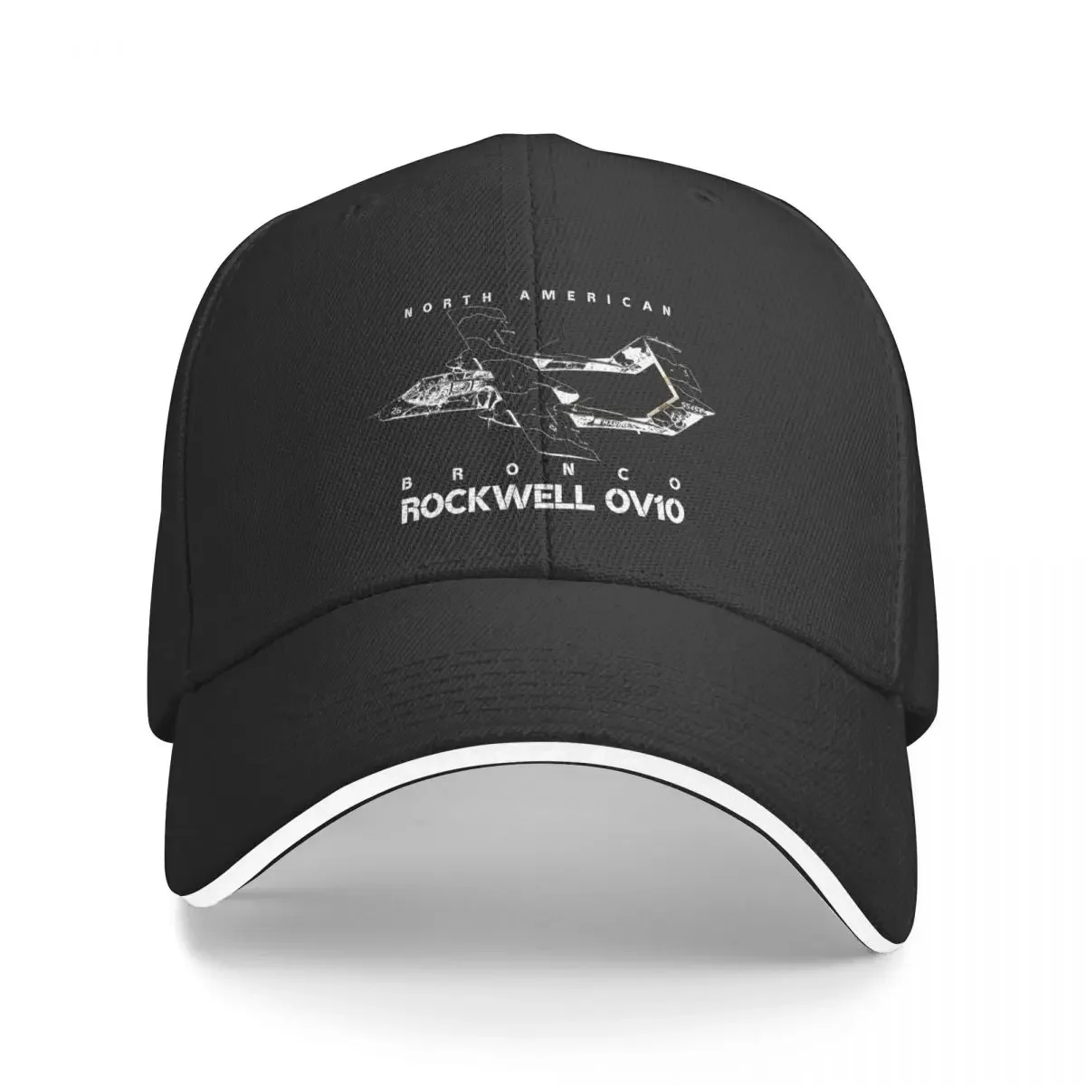 Бейсбольная кепка Rockwell OV10 Bronco Aircraft шляпа с защелкой на спине модная пляжная заказ