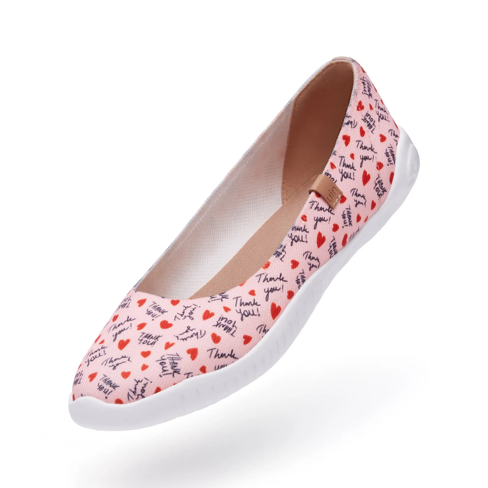 Новые женские балетные туфли UIN 2022 на плоской подошве с кубическим круглым носком