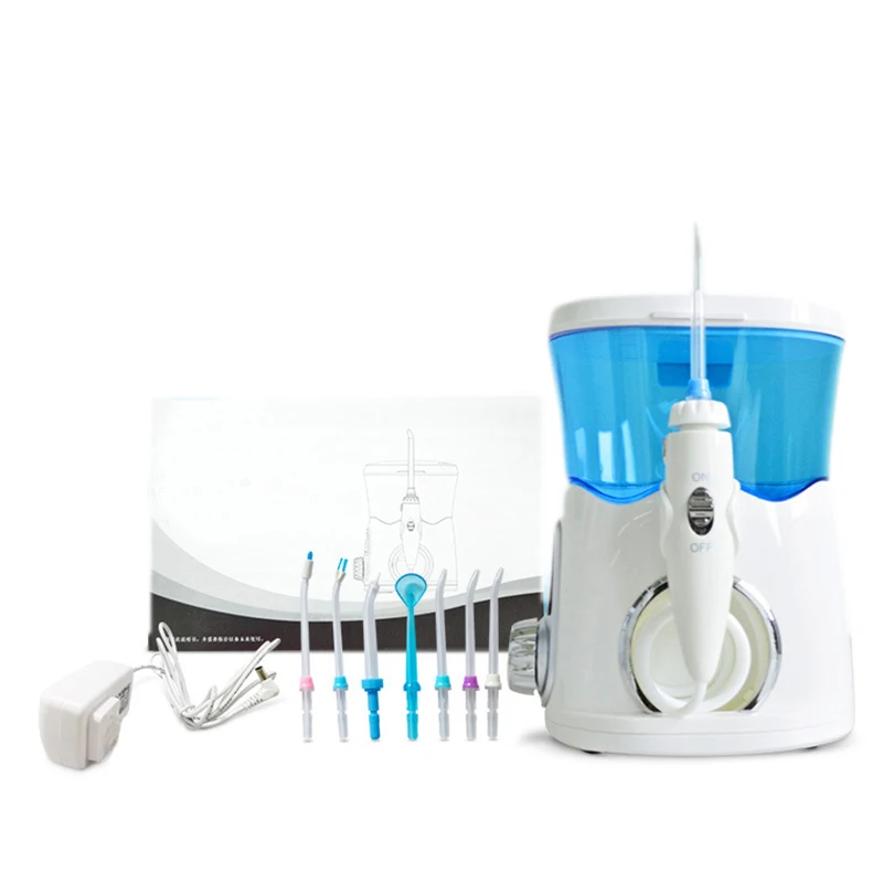 

Oral Irrigator Toothbrushing Irrigator Water Pulse Tooth Irrigator Water Jet For Brushing Teeth Cleaner 7X Nozzle 1X Toot