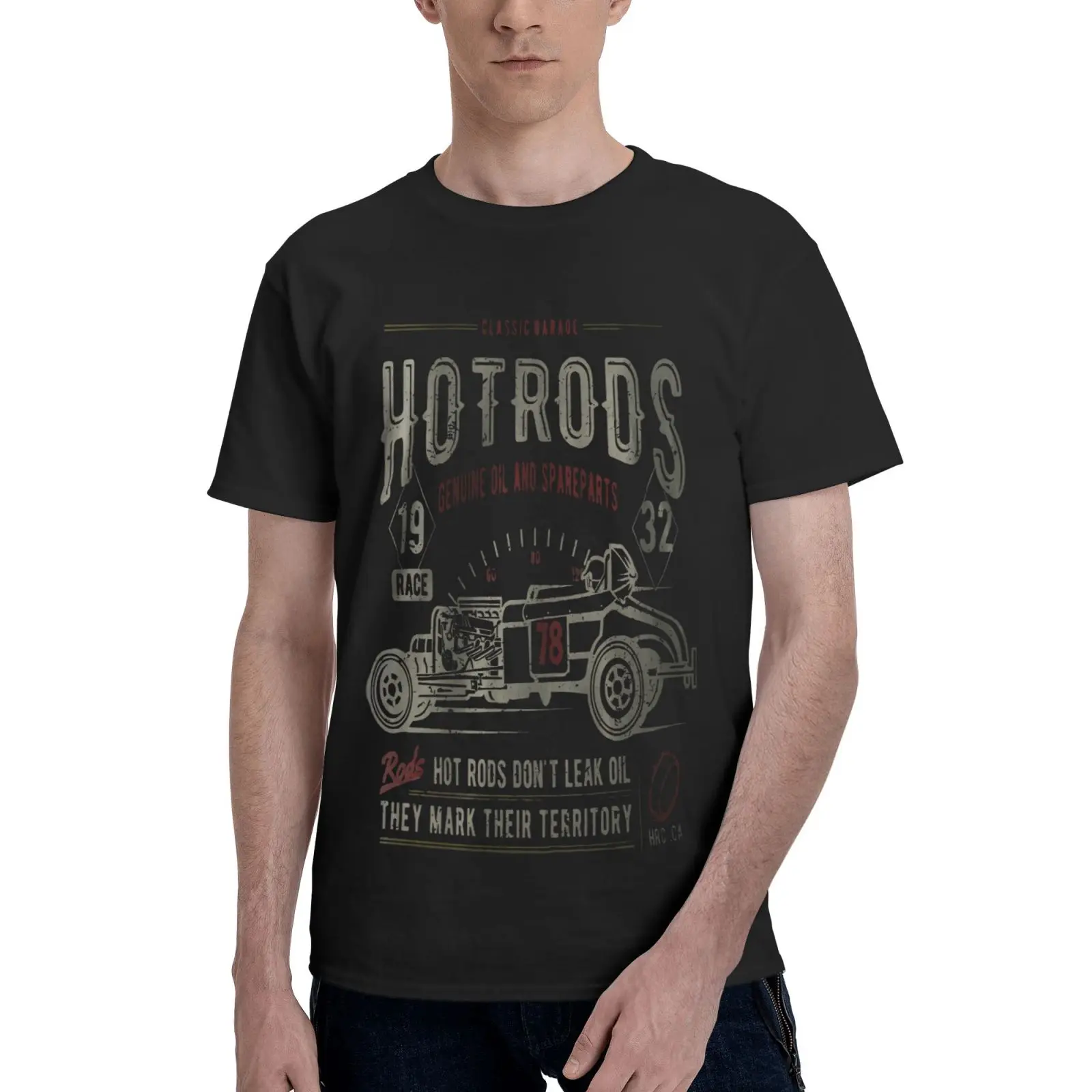 

Rod Dont Leak Oil V8 Old Oversized T-Shirt Men T-Shirt Men T-Shirt Oversized T-Shirt Tops Harajuku Women's T-Shirt T-Shirt Men