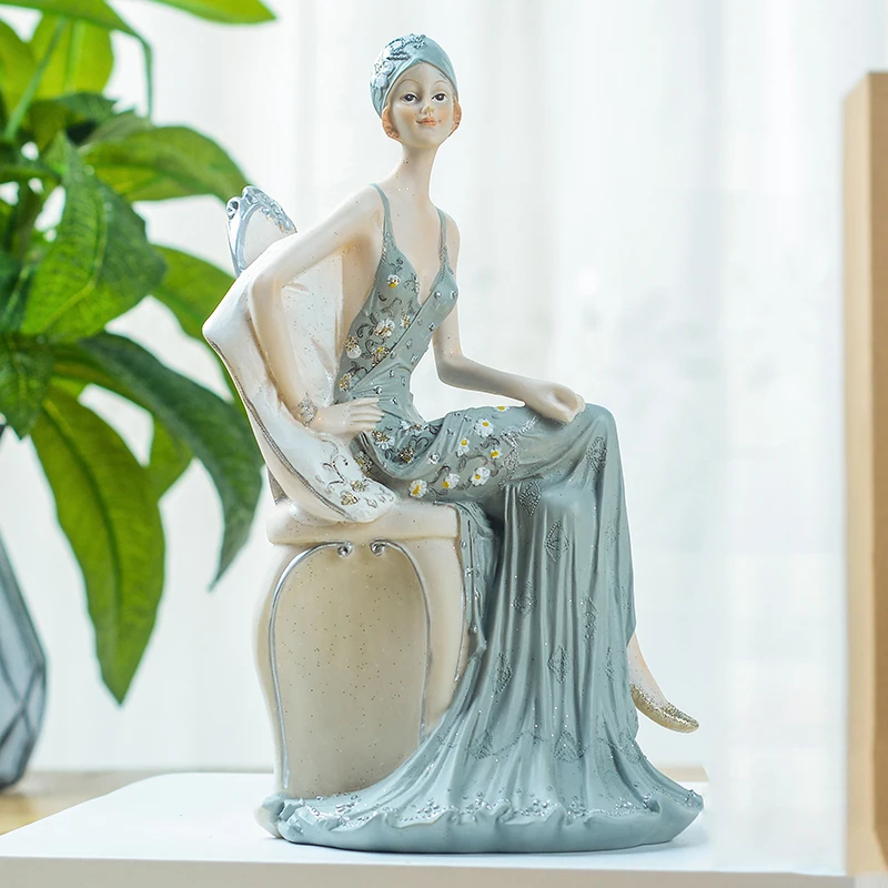 Скандинавский Ретро Ангел Балетная Девушка Украшение из Смолы Подарки На День