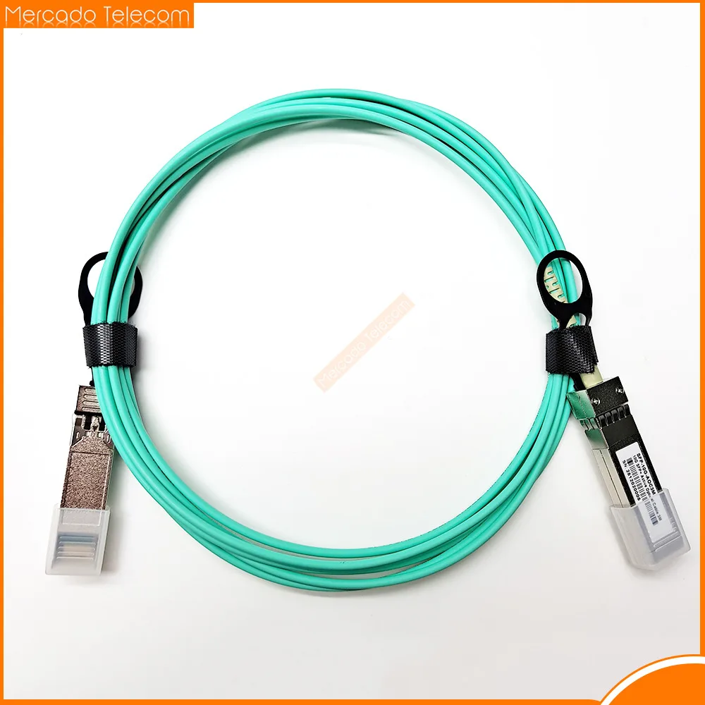 Фото Кабель 10G SFP+ AOC OM3 10GBASE, активный оптический кабель для стекирования, высокоскоростной, совместимый с Cisco, Huawei, MikroTik, HP, Intel, Dell №1