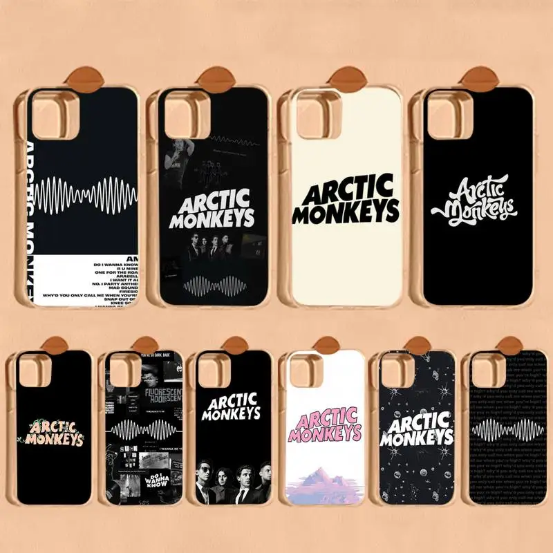 

Arctic Monkeys Phone Case For iPhone 14 11 12 13 Mini Pro XS Max Cover 6 7 8 Plus X XR SE 2020 Funda Shell
