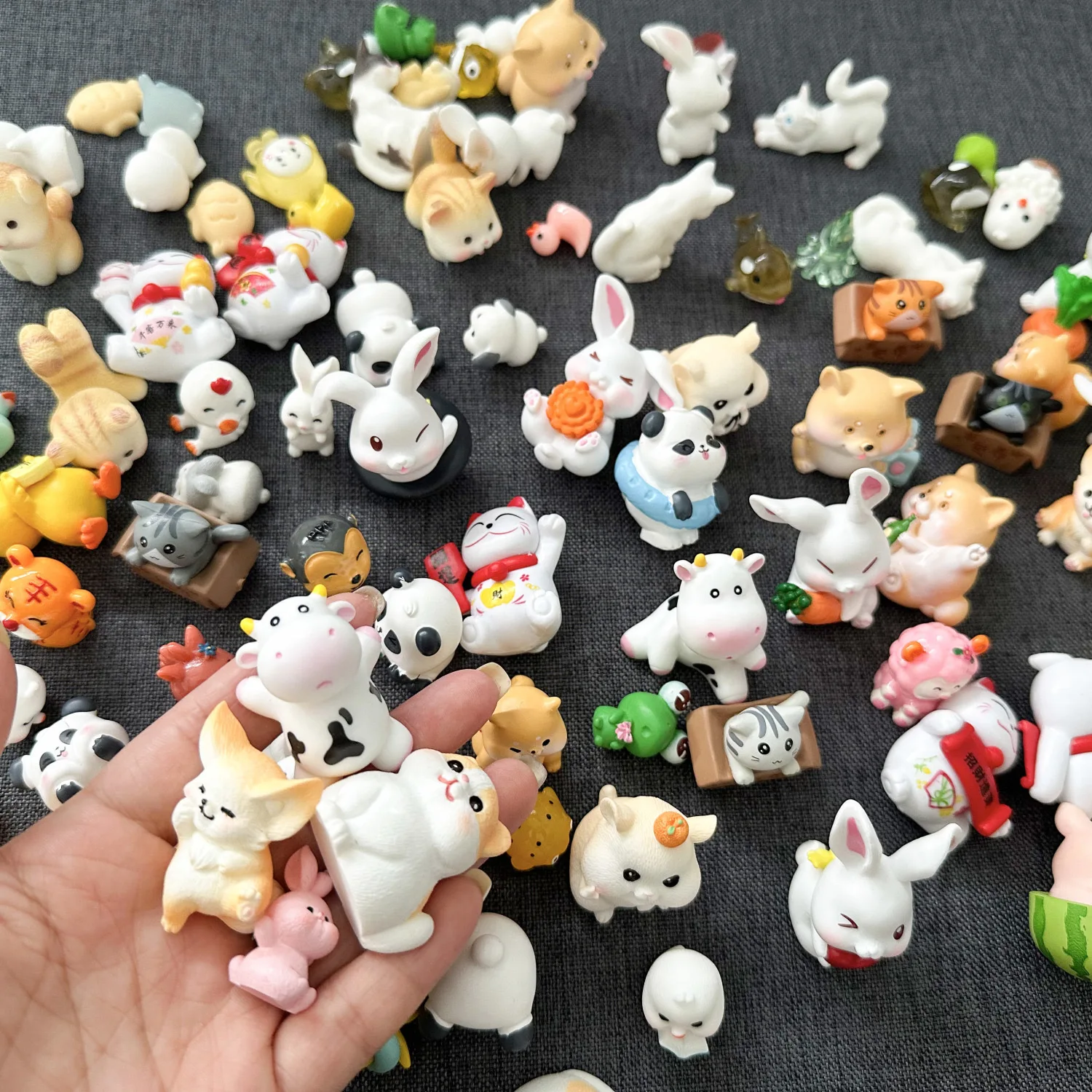 Фото 100 шт. Kawaii кролик модель собаки игрушки детские сувениры на день рождения подарки сюрприз слепая сумка небольшой подарок независимая упаковка случайная №5