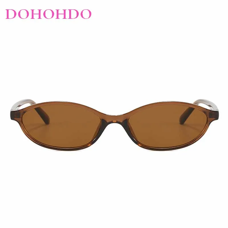 DOHOHDO милые овальные солнцезащитные очки в маленькой оправе женские сексуальные