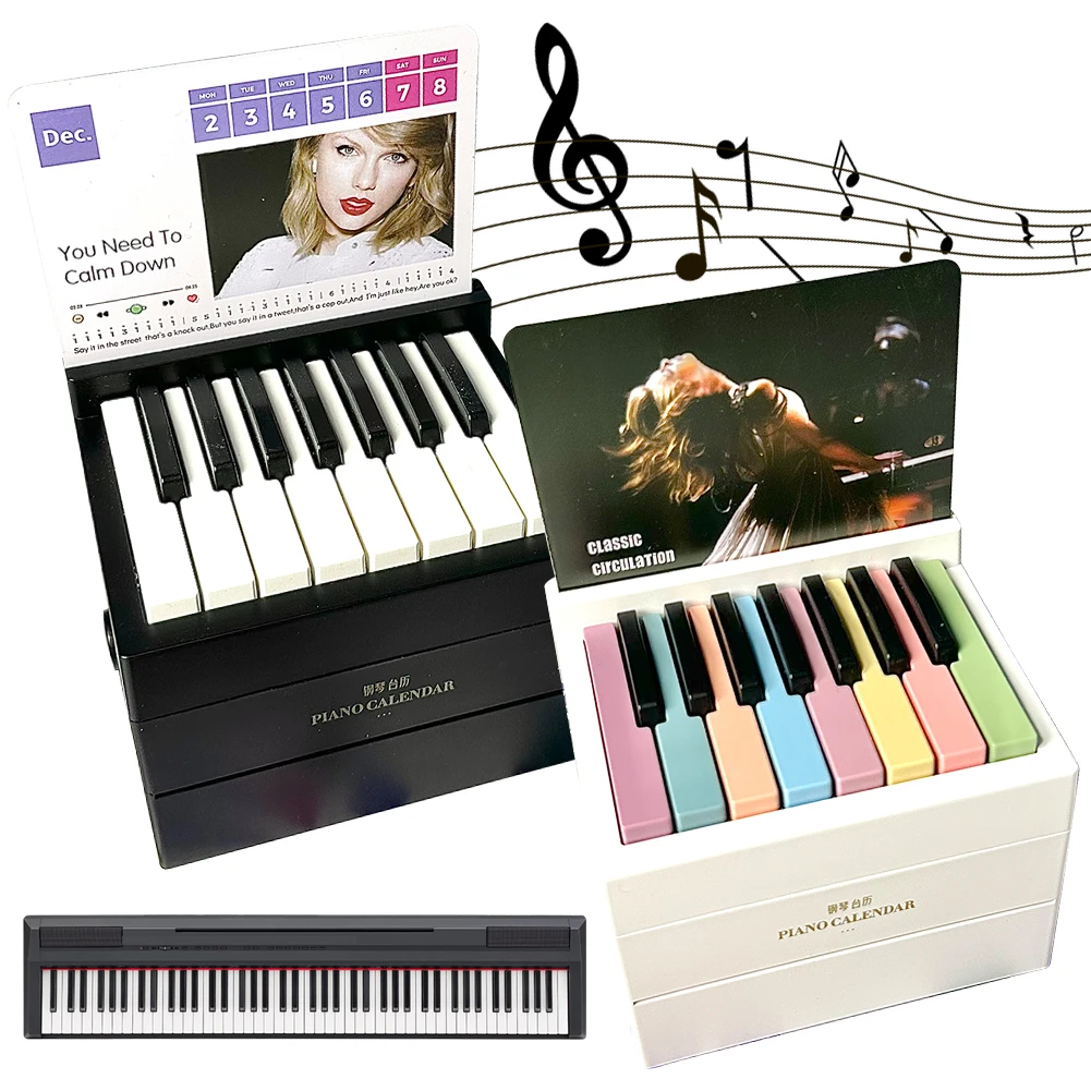 Taylor Piano Calendar 2025 Музыкальный Лист Бумаги Настольная Игрушка Музыкальные