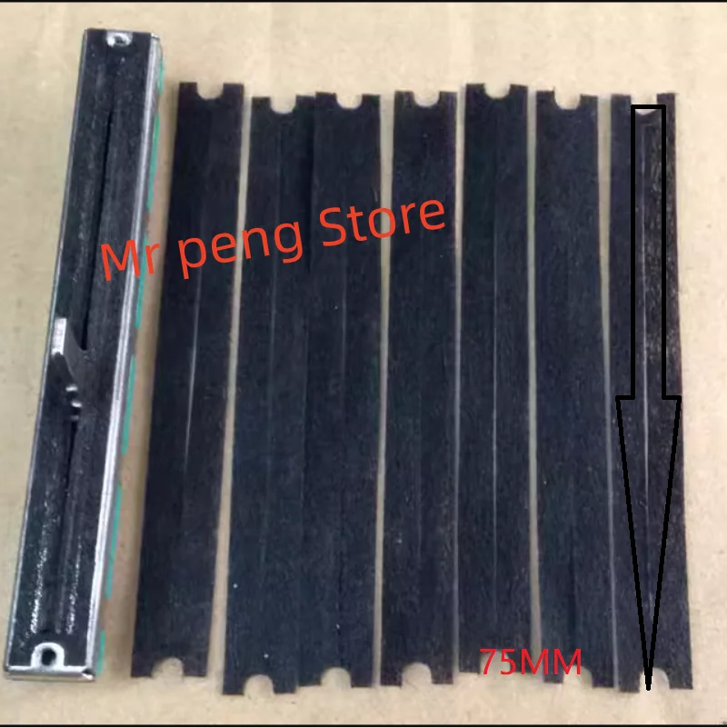 

5 шт. 7,5 мм скользящий потенциометр Пылезащитная пленка для путешествий 60 мм