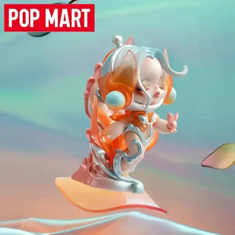Фото POP MART Skullpanda The Sound Series: Загадочная коробка-сюрприз (Blind Box) — коллекционная фигурка, игрушка, кукла, милая аниме-фигурка, настольное украшение, подарок для девочек №5