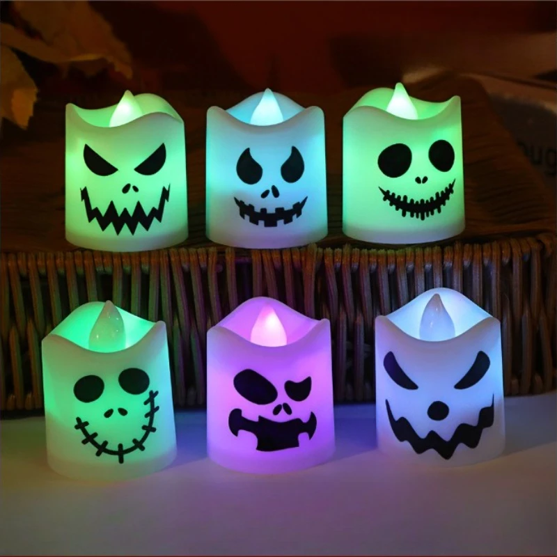 

6 шт. LED светильник тыква Хэллоуин
