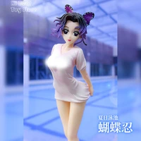 25cm demon slayer shinobu sexy anime figure summer swimsuit kimetsu no yaiba pvc action figurine collectible model toys gift