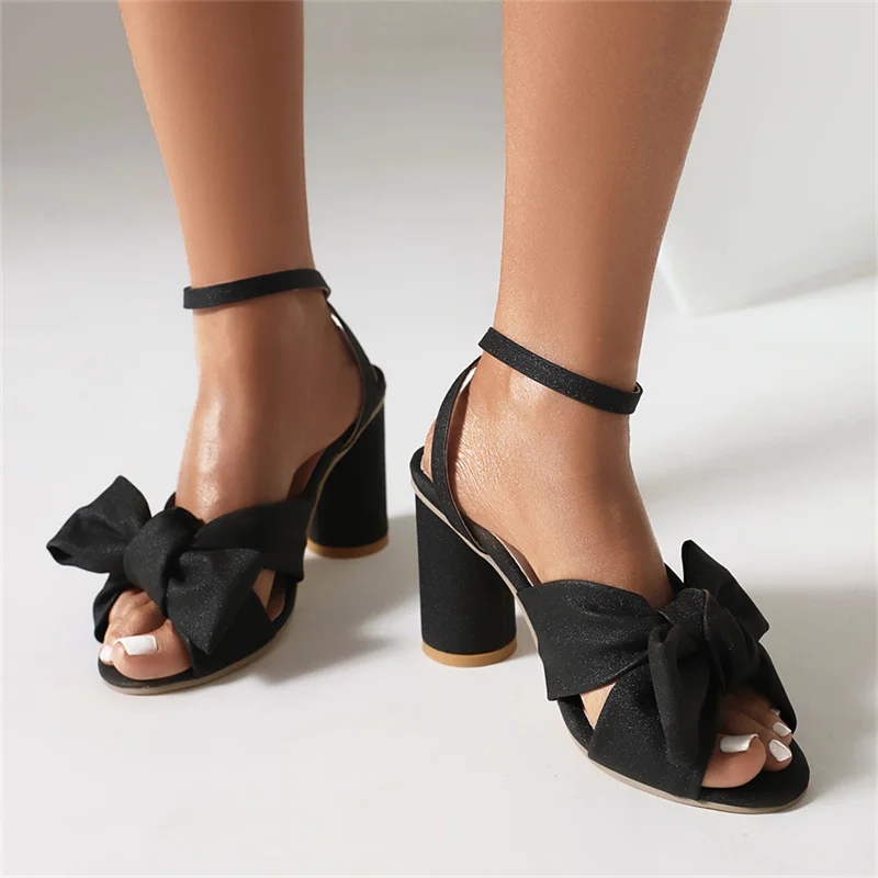 

Free Shipping Brand New Shoes Sexy Sandals Women 2023 Spring Summer High Heels Bride With Butterfly Elegant Women Party Sandals