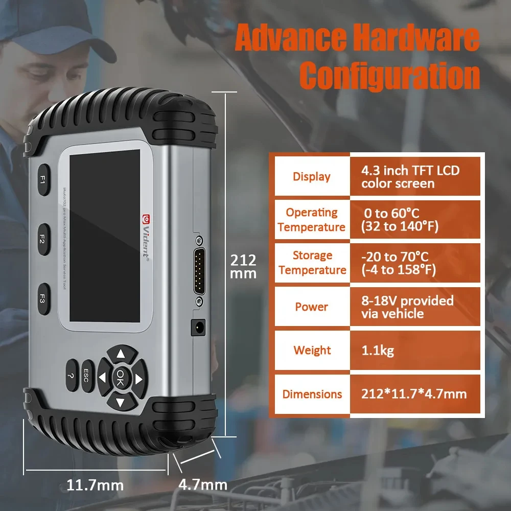 Vident IAuto702Pro MAX Полная система автомобильных диагностических инструментов