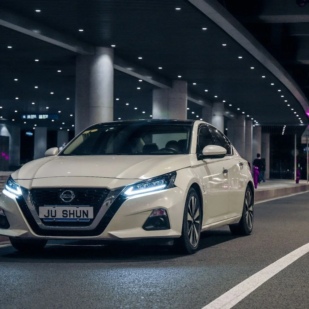 Светодиодные фары в сборе для Nissan Altima 2019-2021 с ДХО, последовательным сигналом поворота и тройной линзой (обновленная версия) (art.: 3920dbb306169) - 3920dbb306169