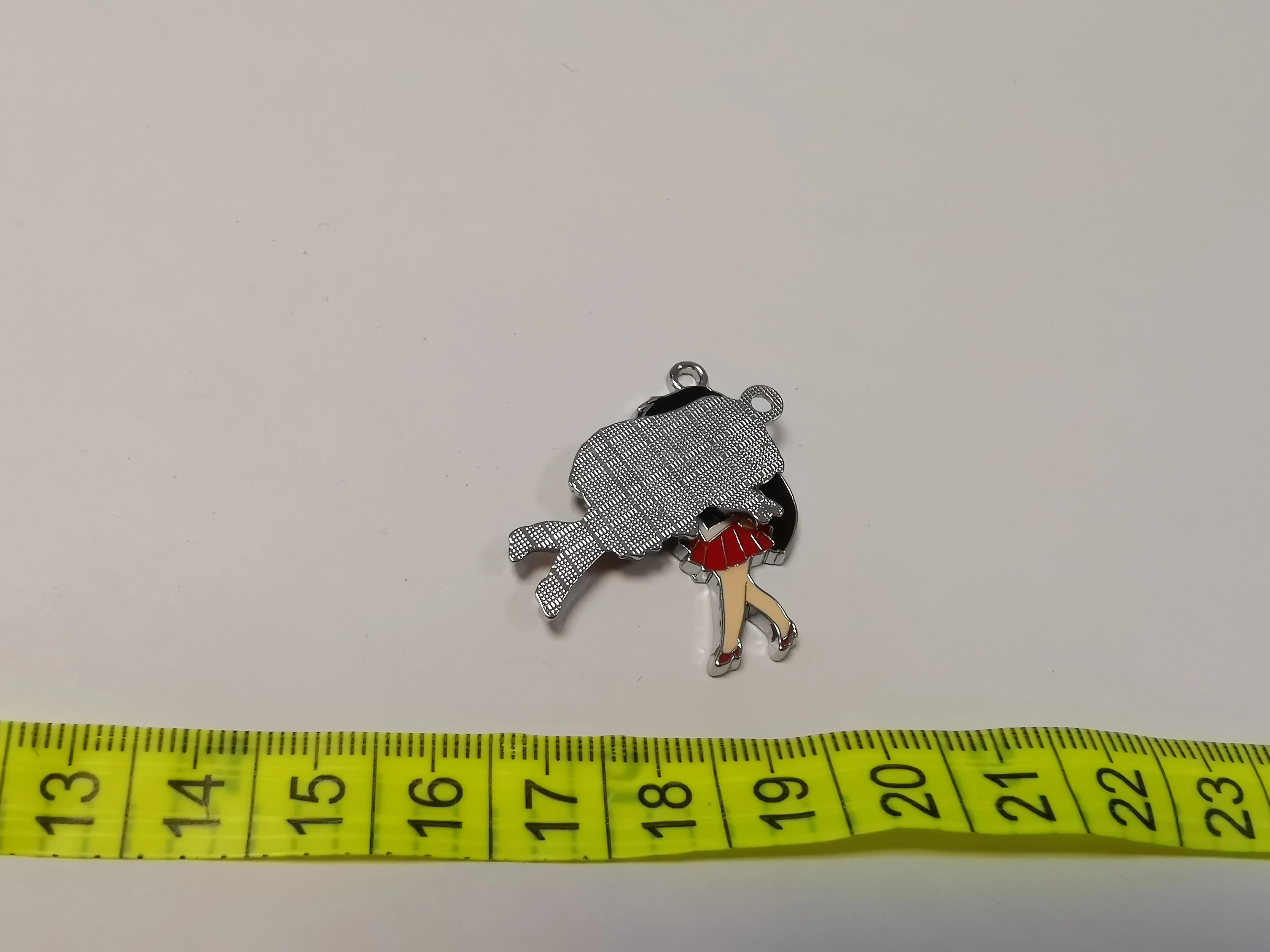 

New 20pcs/50pcs/100pcs Cartoon Anime DIY Key Chain Metal Charm Pendants Jewelry Making Gifts