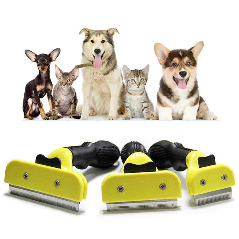 

For S/M/L Pet Hair Brushes For Dog Cat Small Animal Grooming Comb Tickle Fur Cleaning Brush Hair Clipper Tools
