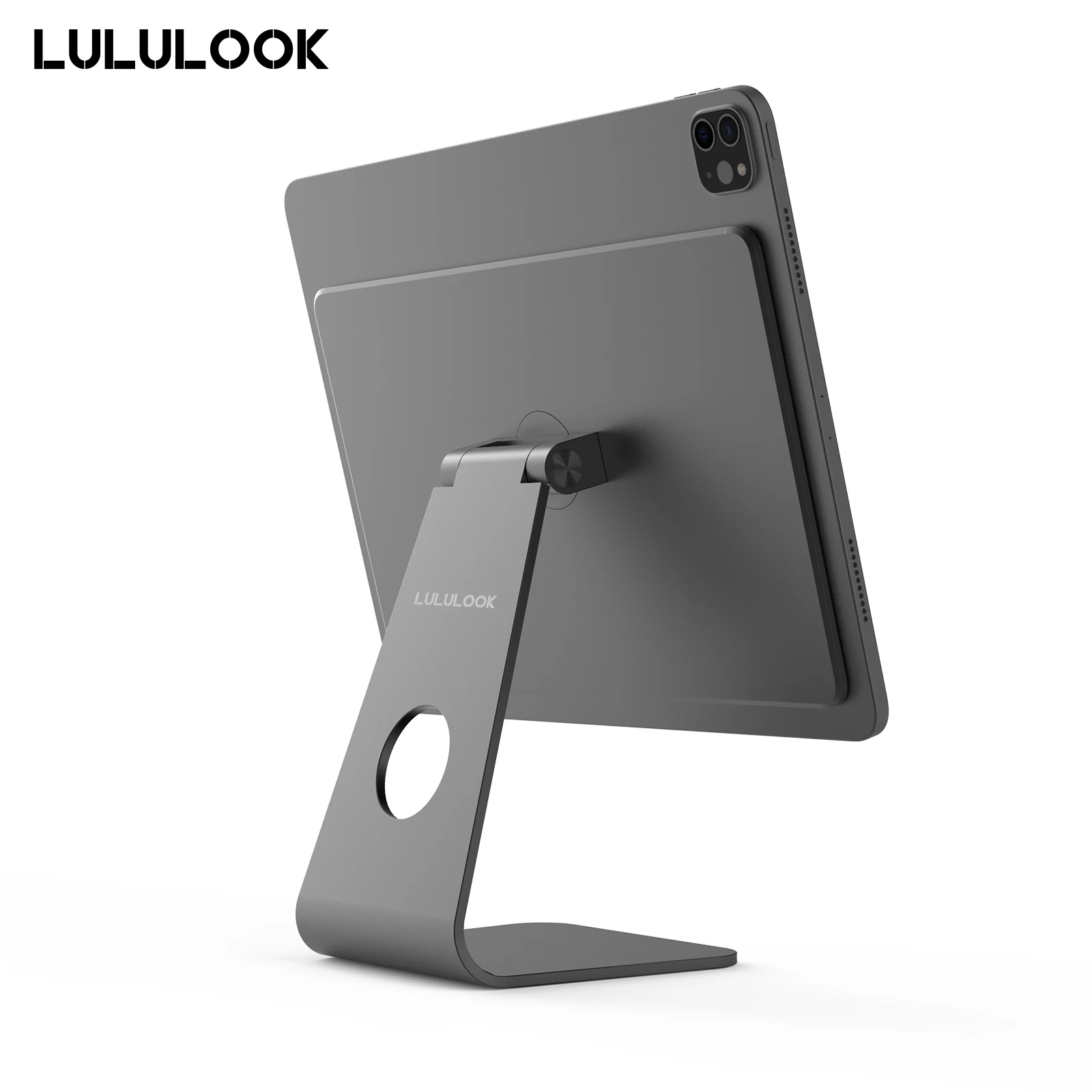 

Настольная подставка Lululook для планшета Apple iPad Pro 11/12, 9 дюймов, регулируемая Магнитная подставка, алюминиевый держатель для Air 5/4 поколения