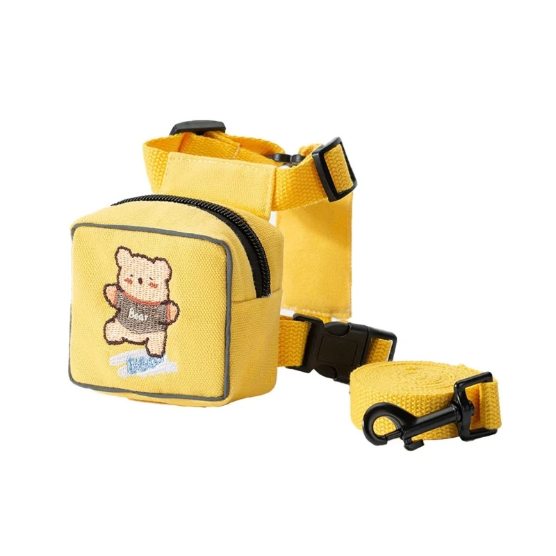 

Регулируемый жилет для щенка с D-образным кольцом, уличная сумка для маленьких и средних собак, уличный рюкзак с ремнем безопасности, мини-пе...