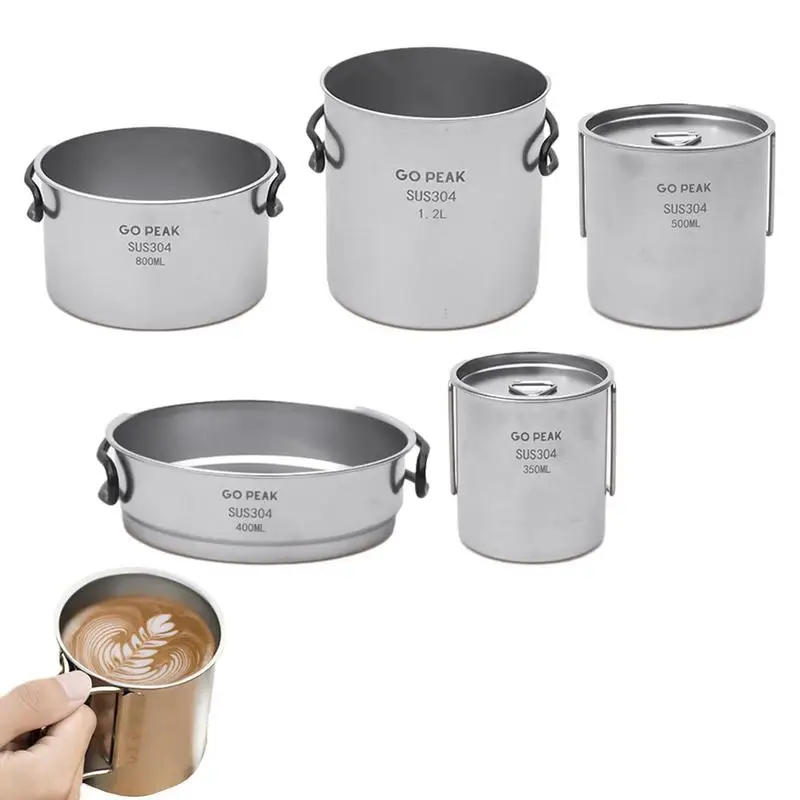 

Camping Cooking Mess Kit Portable Camping Cooking Set Backpacking Camping Cookware Mini Picnic Camping Cooking Mess KitPot And