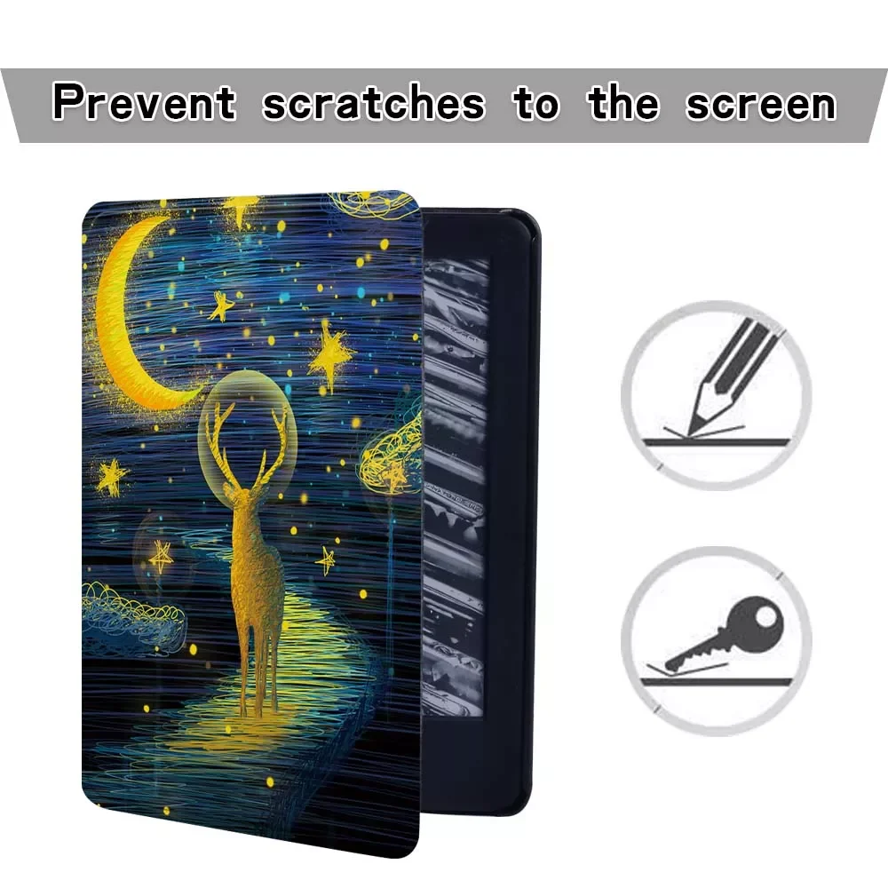

High-quality Tablet Case for Kindle 10th 8th/Kindle Paperwhite 1 (5th Gen)/2 (6th Gen)/3 (7th Gen)/4 (10th Gen) Flip Stand Cover