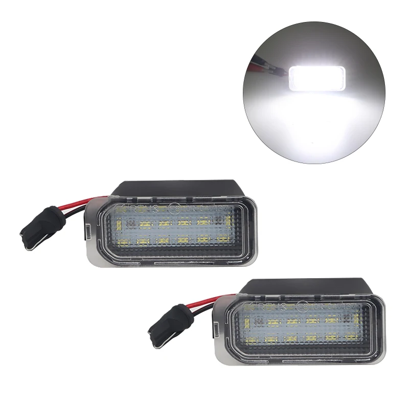 

2 шт. подсветка номерного знака для Ford KUGA S MAX MONDEO MK4 MK5 MK2 FIESTA 2008-2019 FOCUS ABS пластик 12 В светодиодный сигнальный светильник с номером