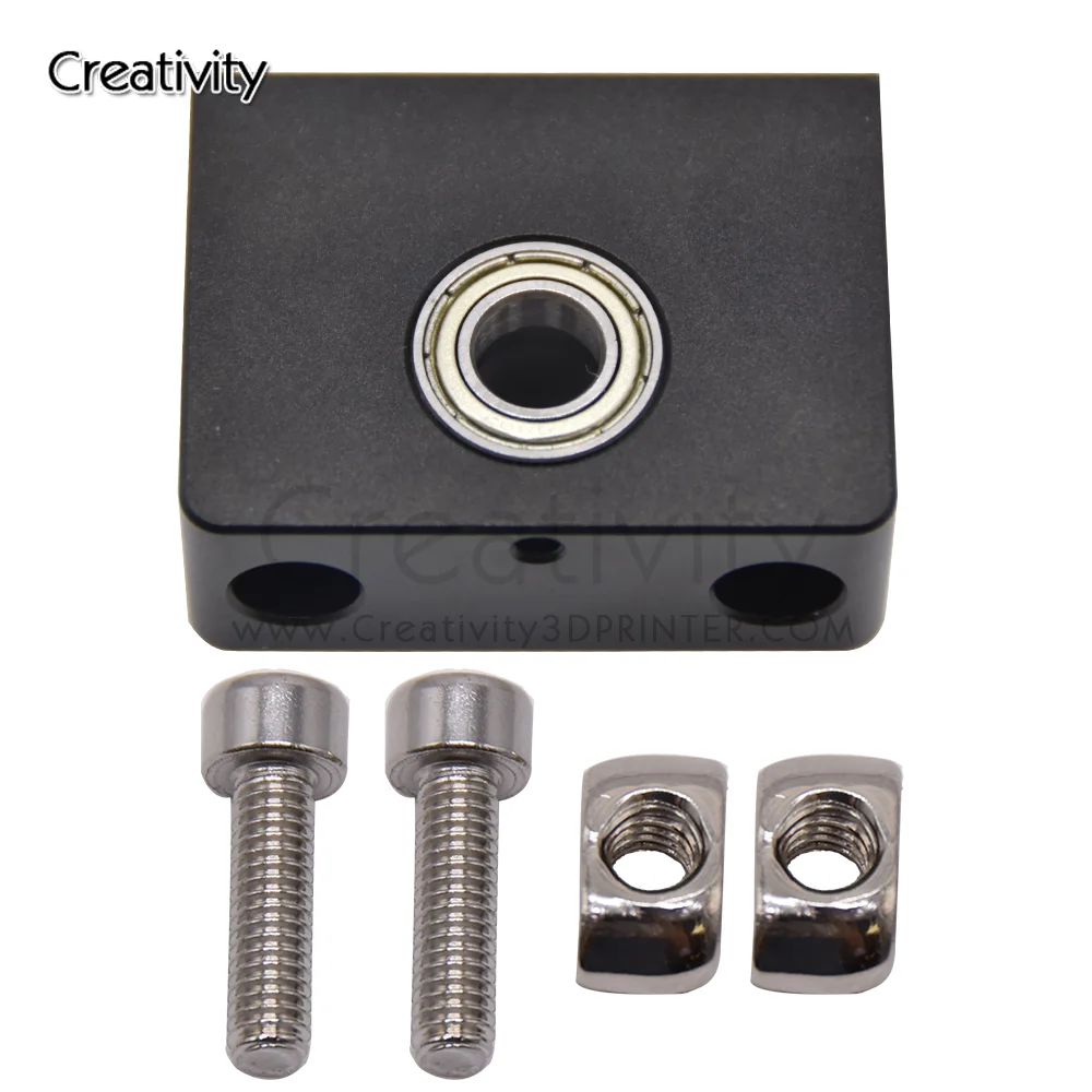 

Части 3D принтера алюминиевый z-осевой Leadscrew верхнее крепление для CR10 CR10S Ender3 Pro 3D принтер металлический Z-Rod подшипник держатель