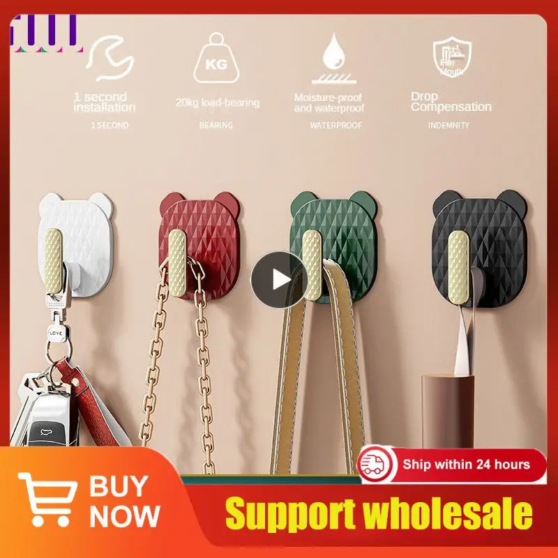 

Светильник роскошный крепкий крючок с сильной нагрузкой для двери, одежды, ключей, двери, заднего клея, многофункциональный бытовой прибор, дверной крючок, стена