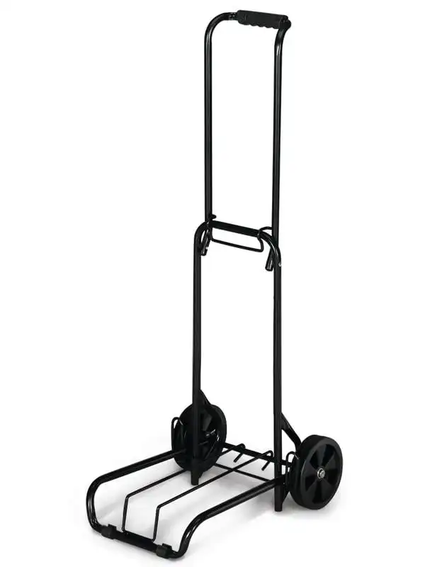 

Luggage Cart, Black, 39" x 13" (15" Platform), 3lbs Empty, 75lbs Capacity