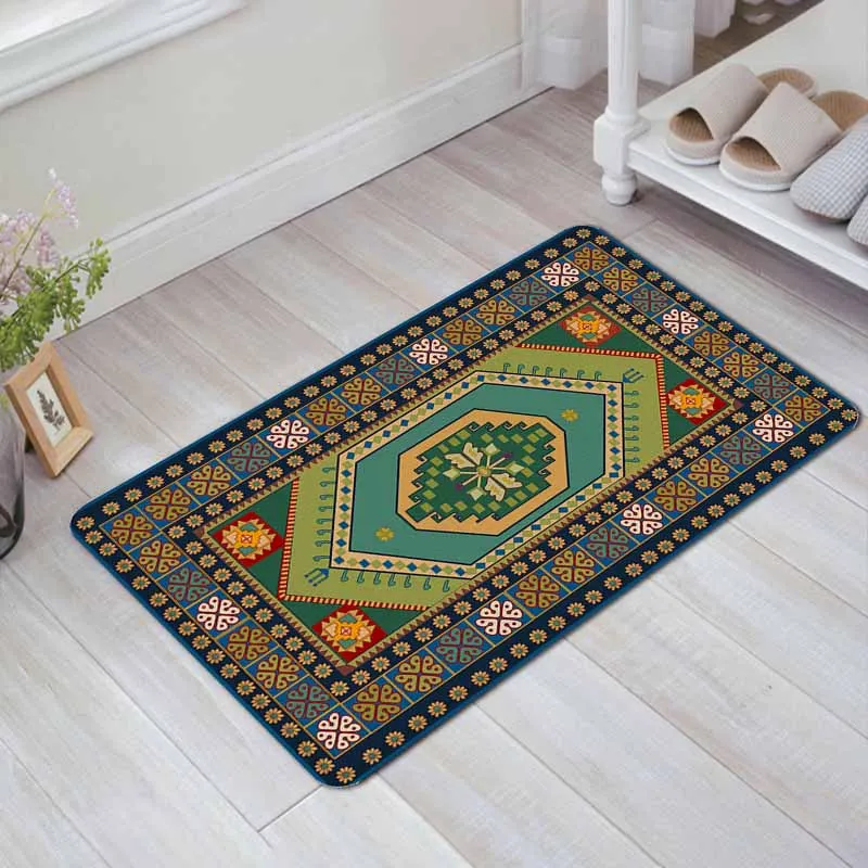 European style atmosphere decoration corridor floor mat door home bedroom large carpet |