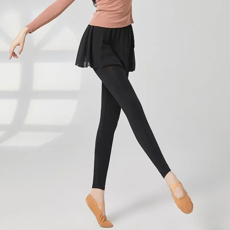 Платье для современного танца женщин однотонные балетные брюки в латинском