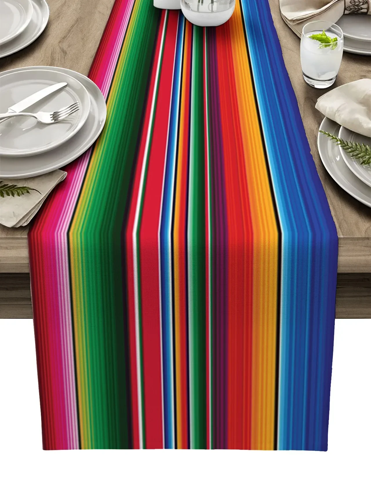 

Льняная дорожка для стола Serape 150x33 см